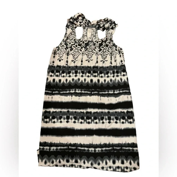 Dotti Other - Dotti Woman Swim Coverup, 1X, Black and White, Razorback Dress,‎ Black and White